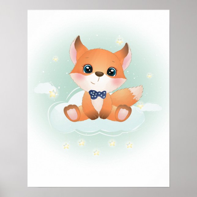 Little baby boy fox  poster (Front)