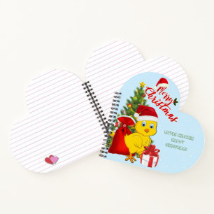 Little Baby Chicken Christmas Notebook