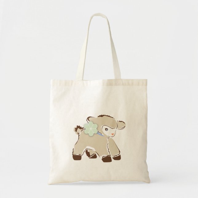 Little Baby Lamb Tote Bag (Front)
