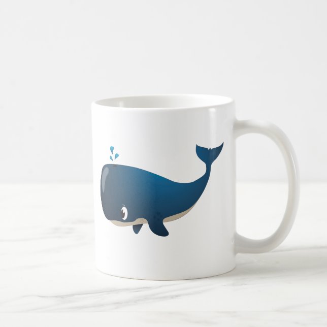 'Little Baby Love Seal' Whale Character Mug (Right)