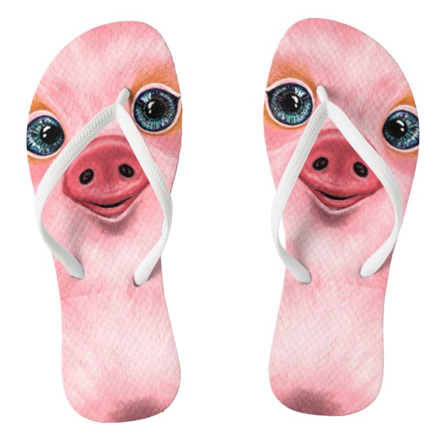 Little Baby Piggy - Smile - Flip Flops (Footbed)