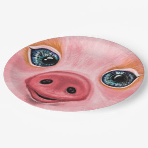 Little Baby Piggy - Smile Paper Plate