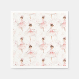 Little Ballerina #4 - Asian Girl Napkin