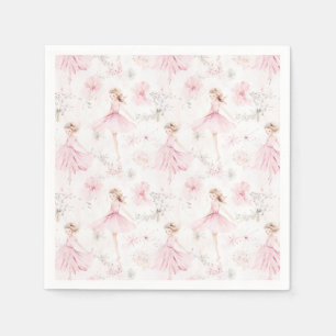 Little Ballerina #7 - Blonde Girl Napkin