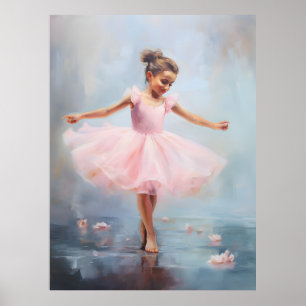 Little Ballerina Art Poster
