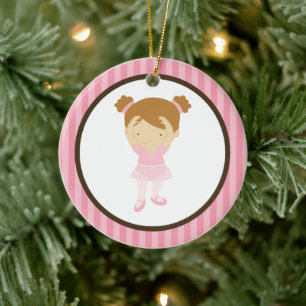Little Ballerina Ceramic Tree Decoration