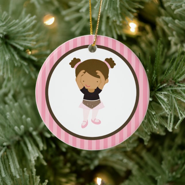 Little Ballerina Ceramic Tree Decoration (Tree)