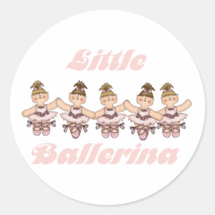 Little Ballerina   Classic Round Sticker