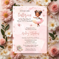 Little Ballerina Is On The Way Tutu Baby Shower