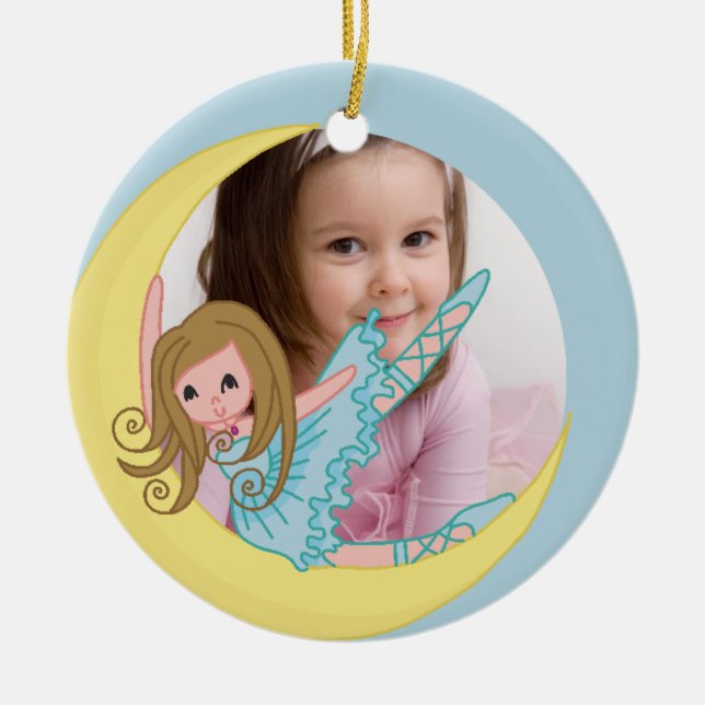 Little Ballerina Keepsake Ornament (Front)