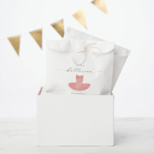 Little Ballerina Pink Girl Baby Shower Favour Bags