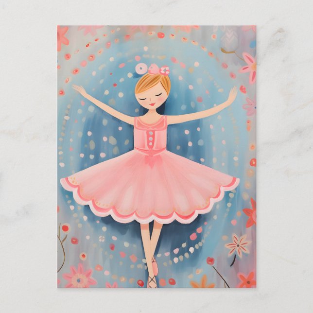 Little Ballerina  Postcard (Front)