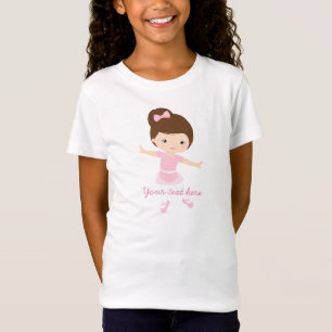 Little Ballerina with Pink Outfit T-Shirt