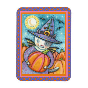 LITTLE BAT CAT KITTEN, CUTE & COLORFUL MAGNET
