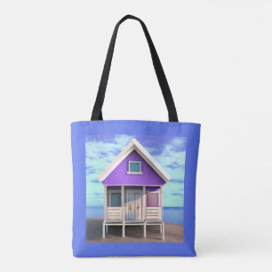 Little Beach Shack on the Sand Tote Bag