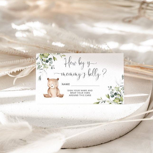 Little bear eucalyptus how big is mummy's belly en enclosure card (Creator Uploaded)