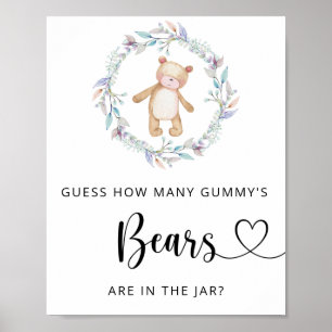 Little bear guess how many GUMMY'S bears Poster