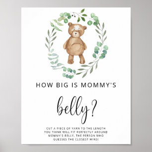 little bear how big is mommy's belly game poster
