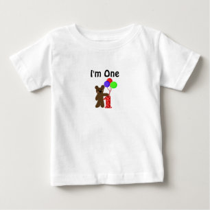 Little Bear I'm One Baby T-Shirt
