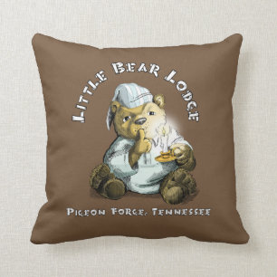 Little Bear Lodge and Friends Cushion