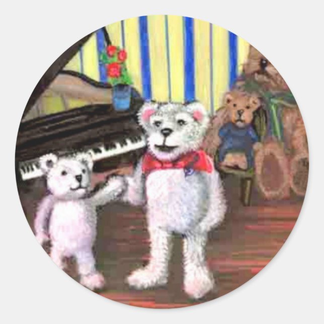 Little Bear & Mrs. Treble Beary Sticker (Front)