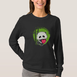 Little Bear Panda Heart Cute Animal For Men Women T-Shirt