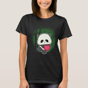 Little Bear Panda Heart Cute Animal For Men Women T-Shirt