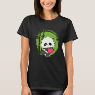 Little Bear Panda Heart Cute Animal For Men Women T-Shirt