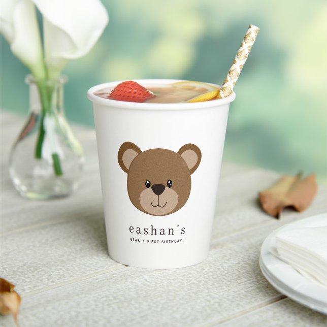 Little Bear Paper Cups (Insitu)