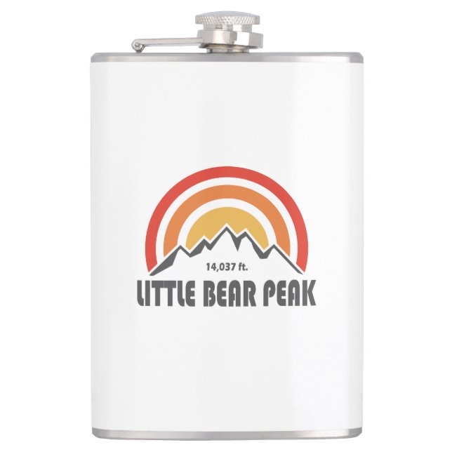 Little Bear Peak Hip Flask (Front)
