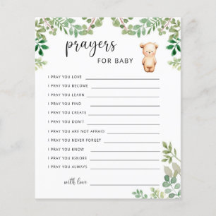 Little bear - prayers for baby