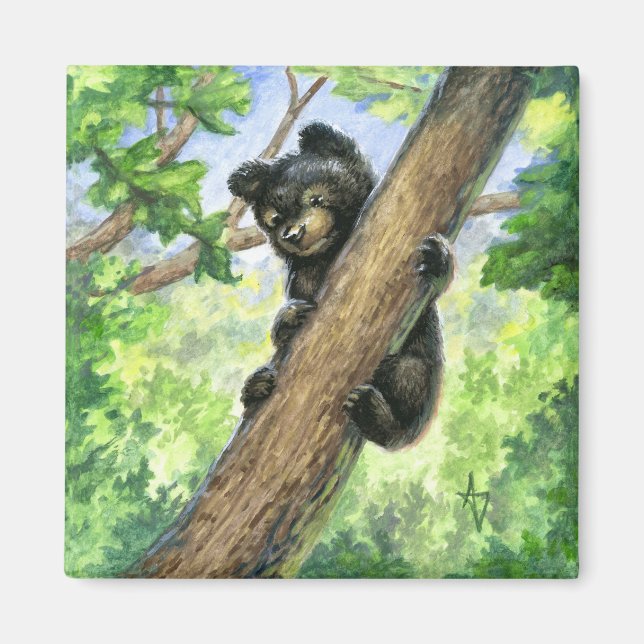 Little Bear with a View Magnet (Front)