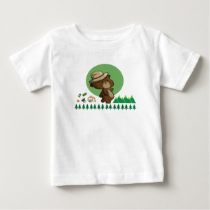 Little bear's camping trip baby T-Shirt
