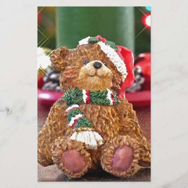 Little Bears Christmas Stationery (Front)