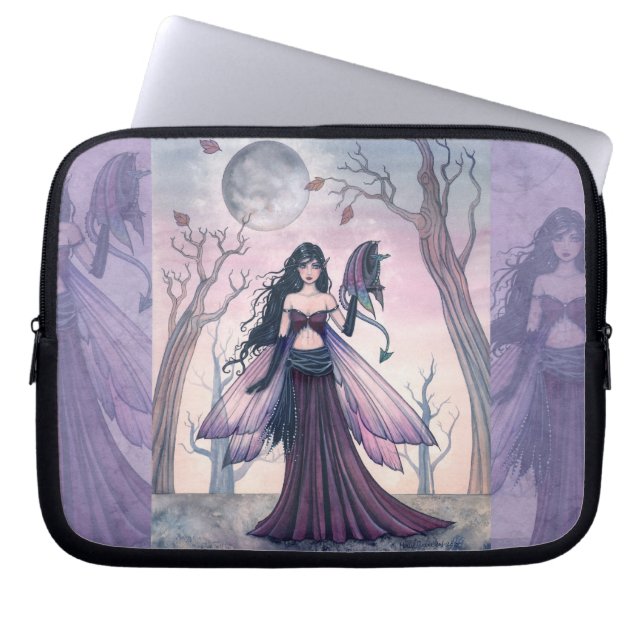 Little Beast Fairy and Dragon Laptop Sleeve (Front)