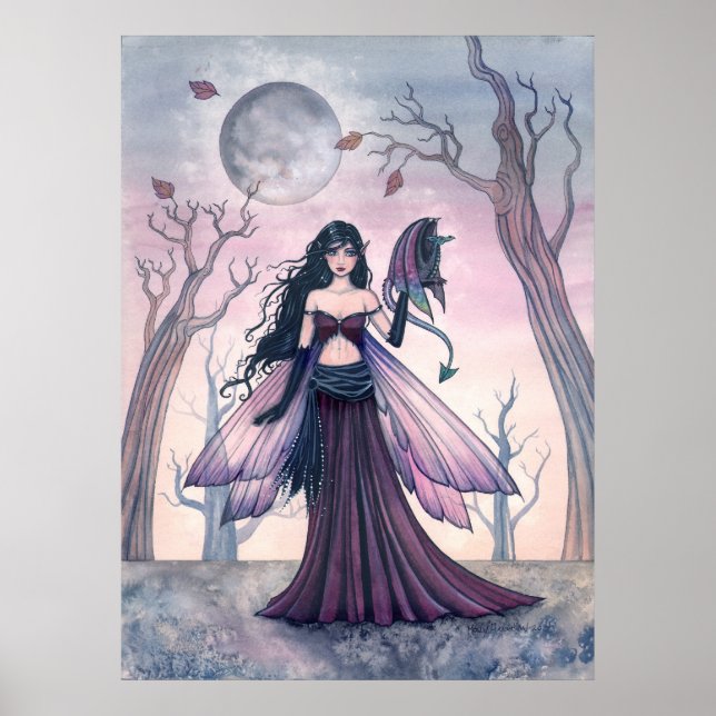 Little Beast Fairy with Dragon Poster (Front)