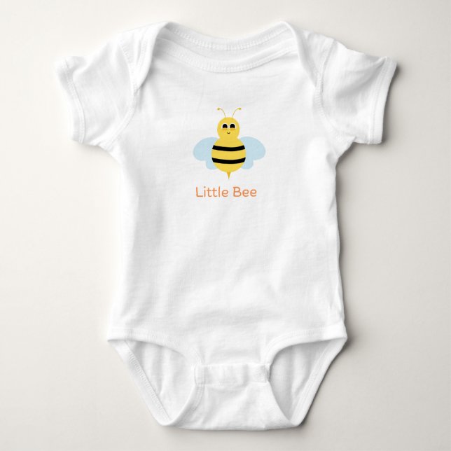 Little Bee Baby Clothes Bodysuit (Front)
