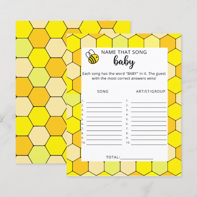 Little Bee Baby Song (Front/Back)