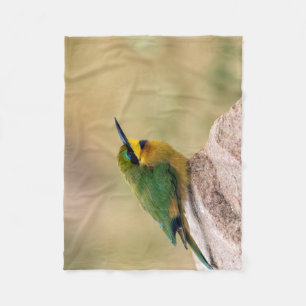 Little Bee-Eater Fleece Blanket