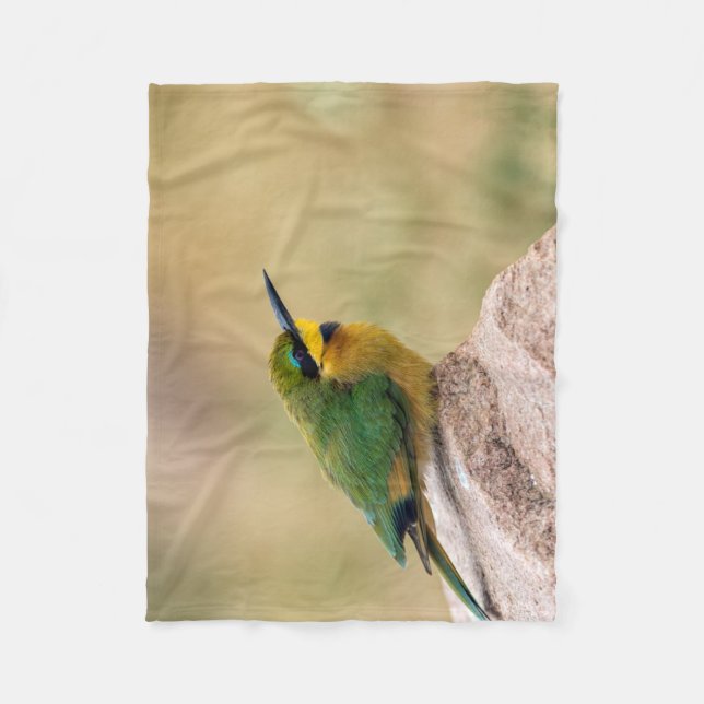 Little Bee-Eater Fleece Blanket (Front)