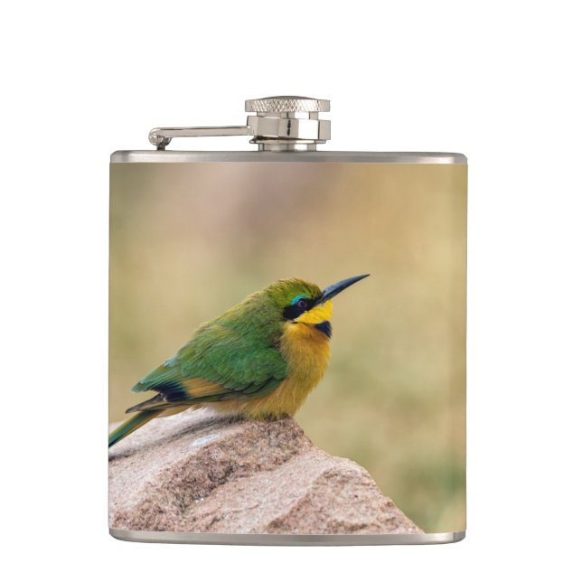 Little Bee-Eater Hip Flask (Front)