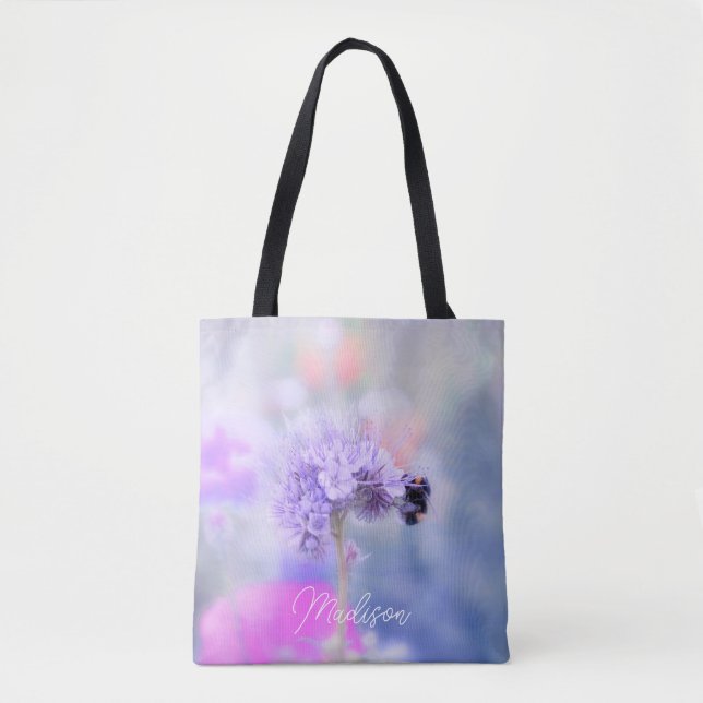 Little Bee Personalised  Tote Bag (Front)