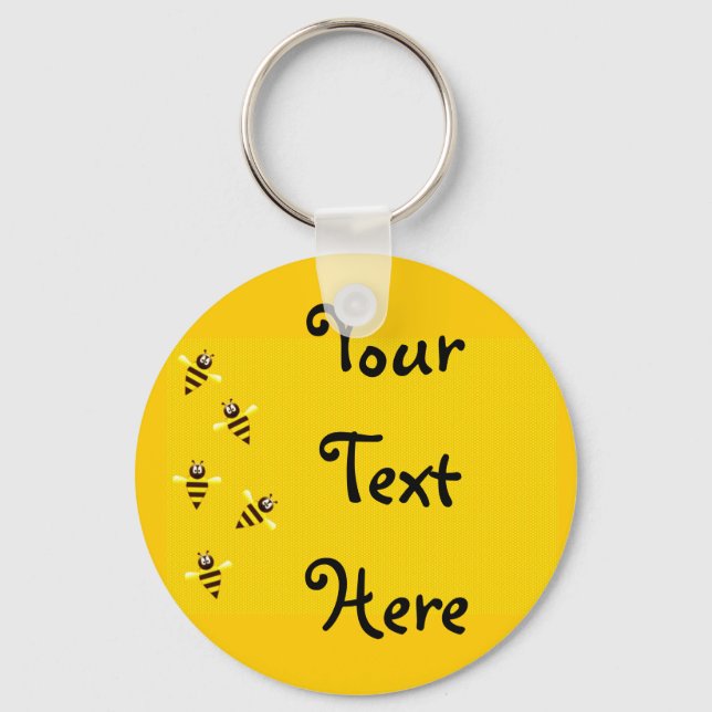 Little Bees Key Ring (Front)