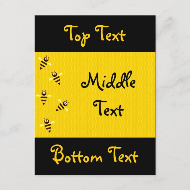 Little Bees Postcard (Front)