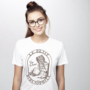 Little Bibliophile Vintage T-Shirt
