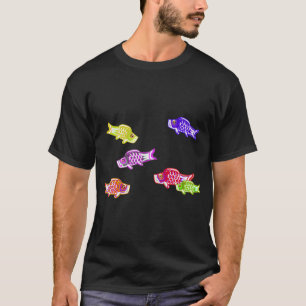 Little Big Fish — Fantail Goldfish Illustration T-Shirt