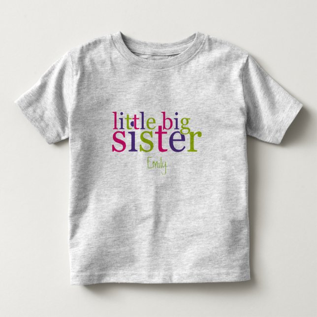 Little Big Sister T-Shirts (Front)