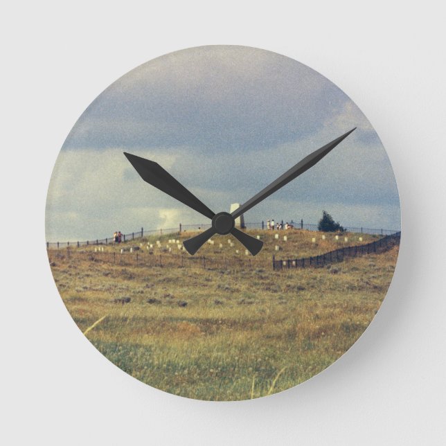 Little Bighorn Battlefield National Monument (phot Round Clock (Front)