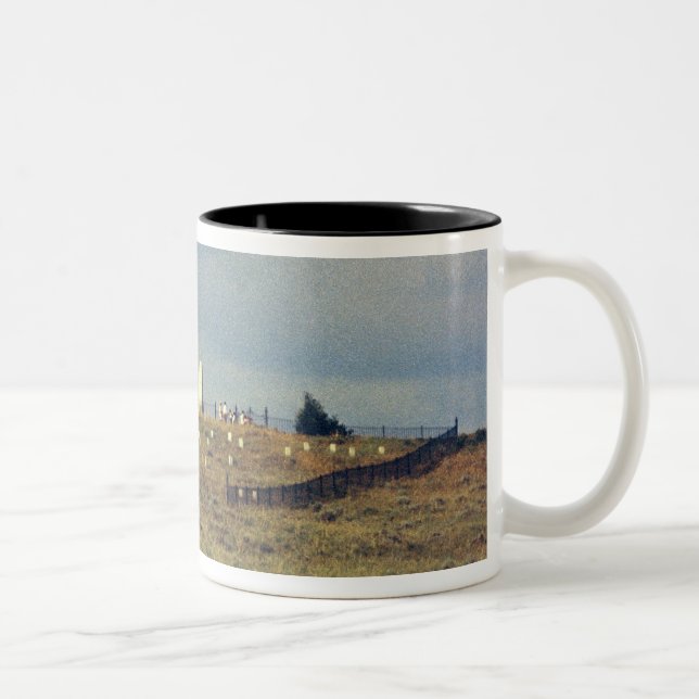 Little Bighorn Battlefield National Monument (phot Two-Tone Coffee Mug (Right)