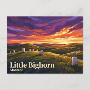 Little Bighorn Battlefield National Monument USA Postcard